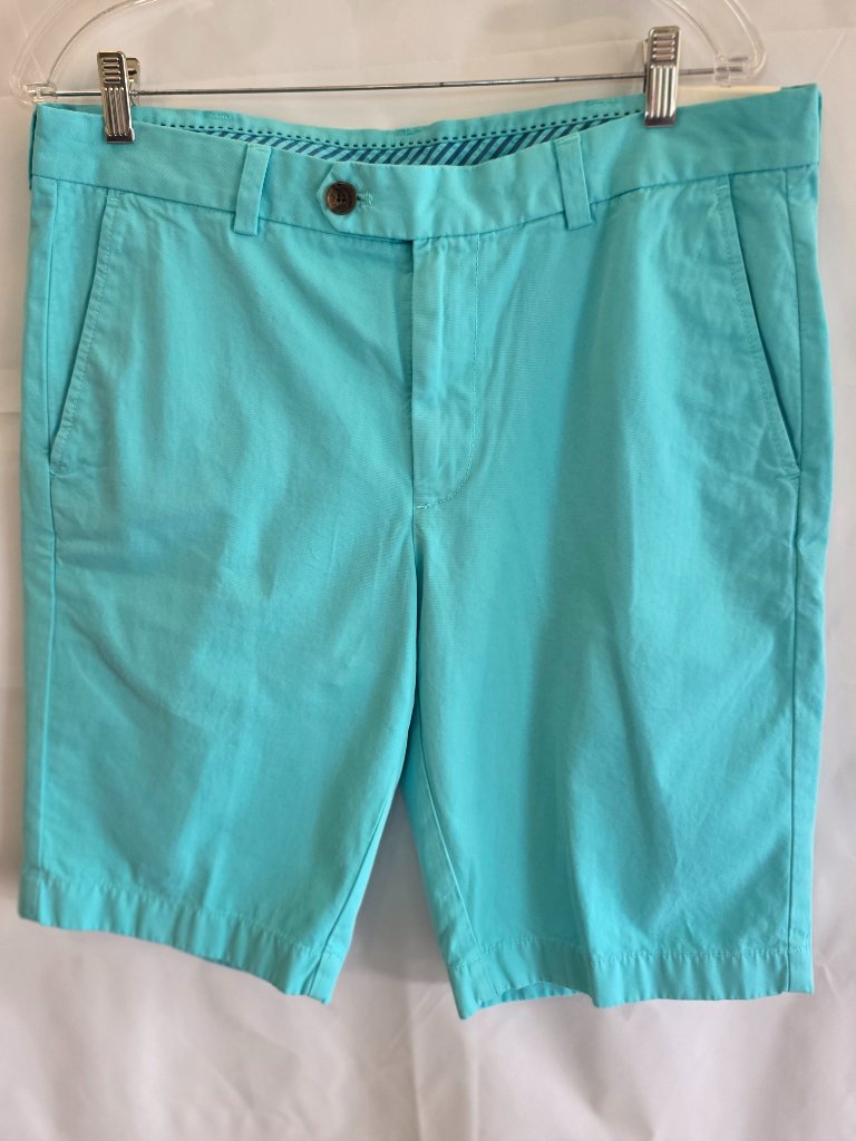 Nwt Brooks Brothers Mens Size 33 Aqua Blue 11 Inseam Bermuda Chino Short